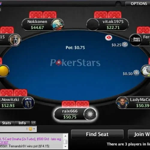 Pokerstars Table 3